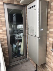 リンナイの給湯器RUFH-E2406SAW2-6へ愛知県名古屋市昭和区檀渓通での取り替え